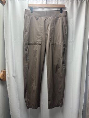 Athleta Tan Gray Brooklyn Ankle Utility Pant- 10